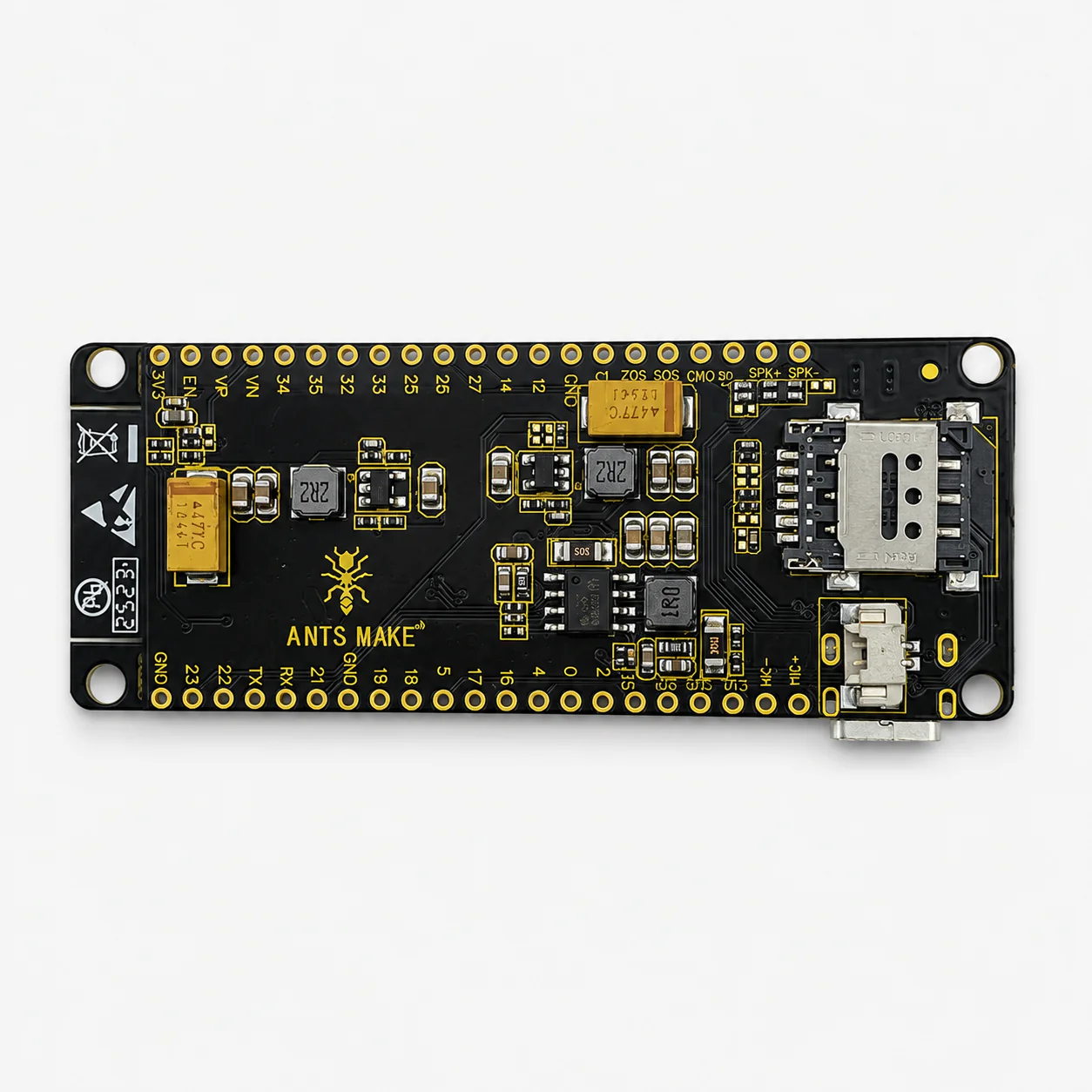 TTGO T-Call ESP32 Sim800l Wireless Communication Module - Image 3