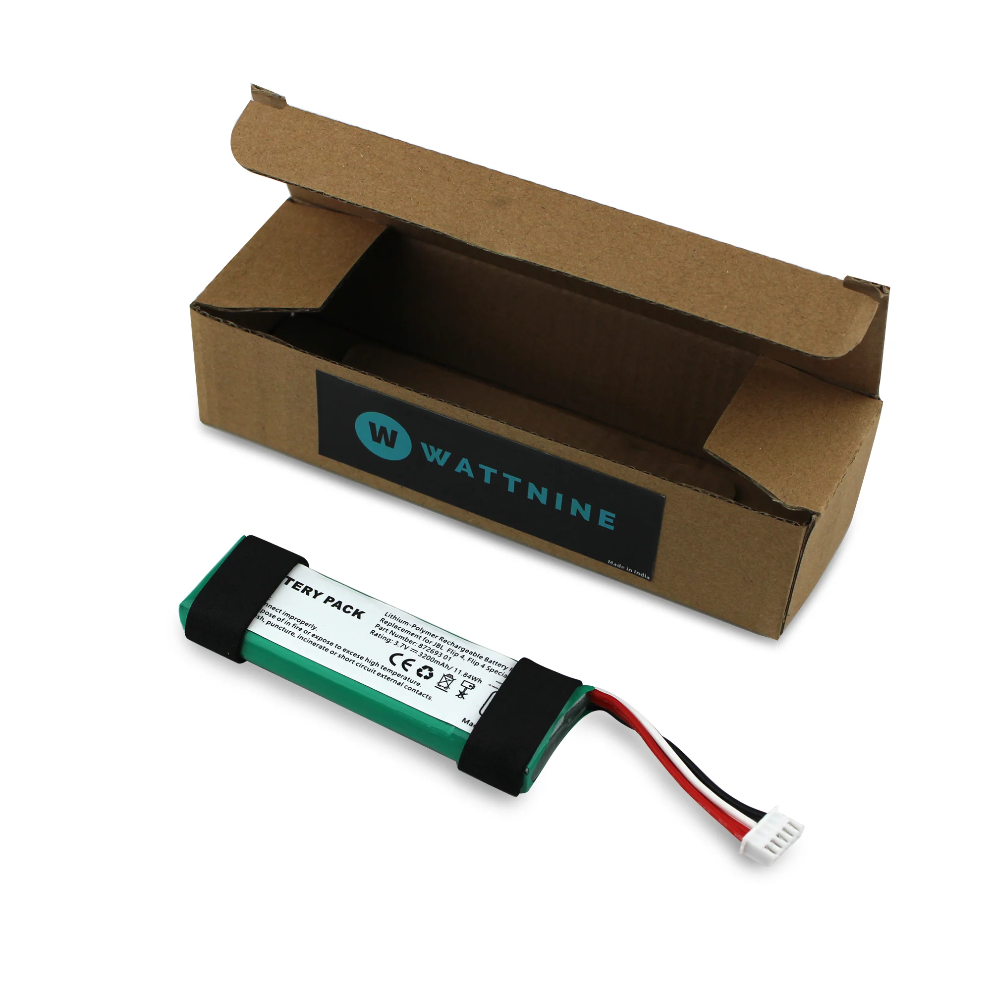 WATTNINE JBL Flip 4 Battery Replacement Kit - 3.7V 3200mAh High Quality Lipo battery with tools for Home Replacement - Image 10
