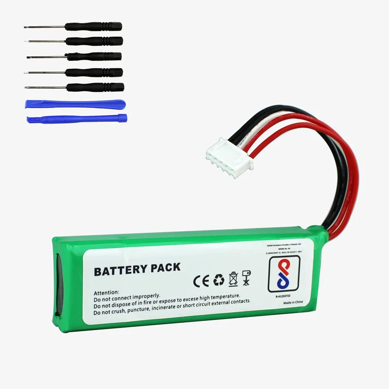 WATTNINE JBL Charge 3 Battery Replacement Kit - 3.7V 6200mAh High Quality Lipo battery with tools for Home Replacement