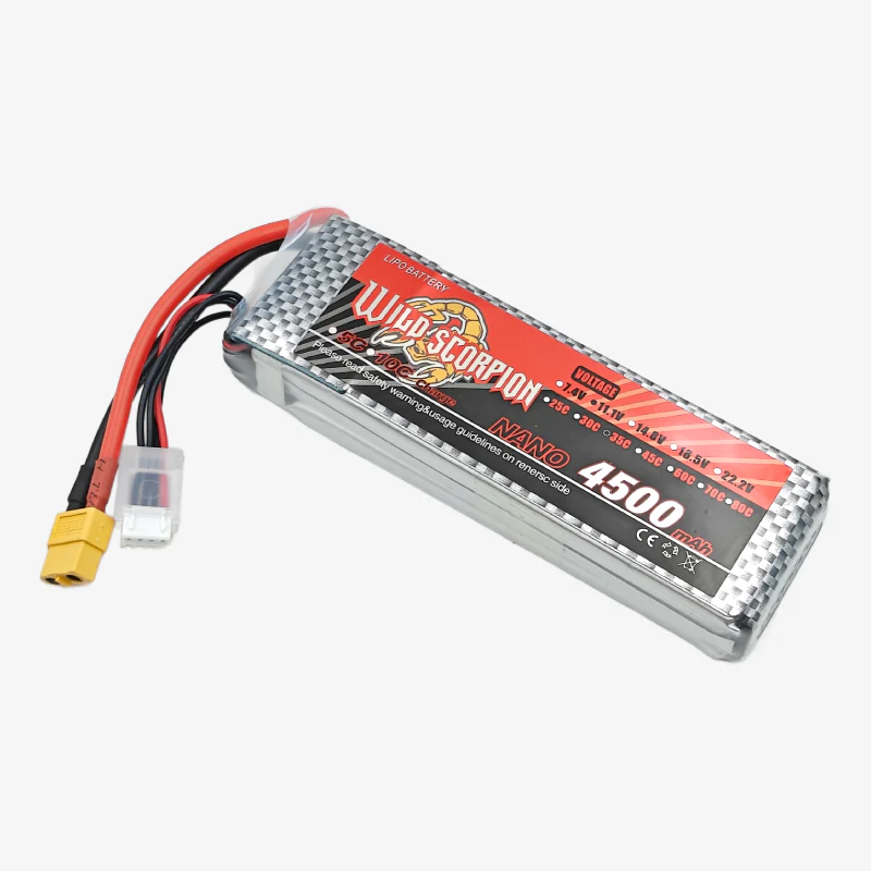 11.1V 4500mAh 3S 35C Lithium-Polymer Rechargeable Battery