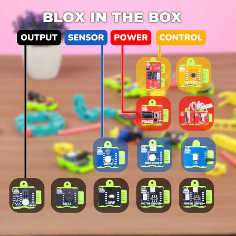 WitBlox Robotics Kit with WiFi (IoT) Edition to Build 101+ DIY Projects - Image 4
