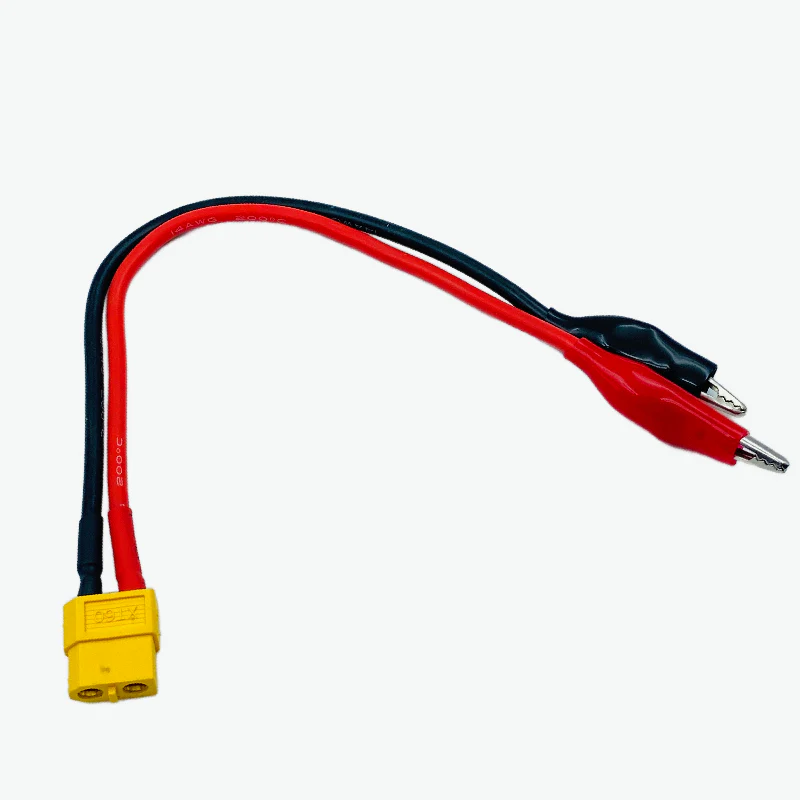 XT60 Female Connector to Alligator/Crocodile Connector Battery Adapter Cable - Image 2