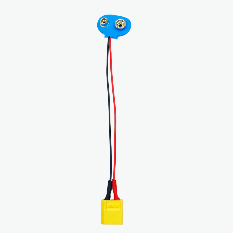 XT60 Male Connector to 9V Battery Snap Connector Battery Adapter Cable - Image 3
