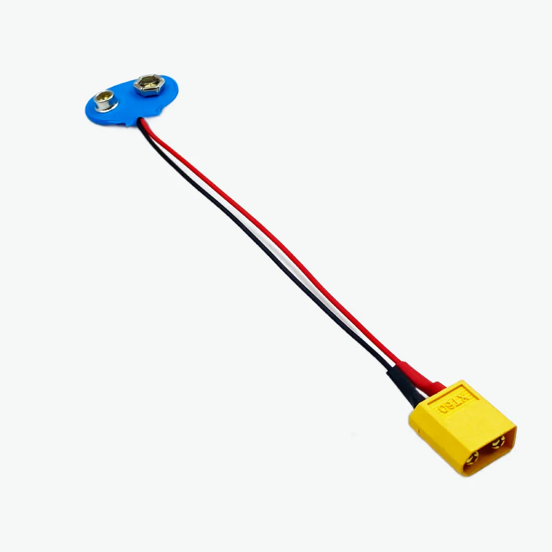 XT60 Male Connector to 9V Battery Snap Connector Battery Adapter Cable - Image 4