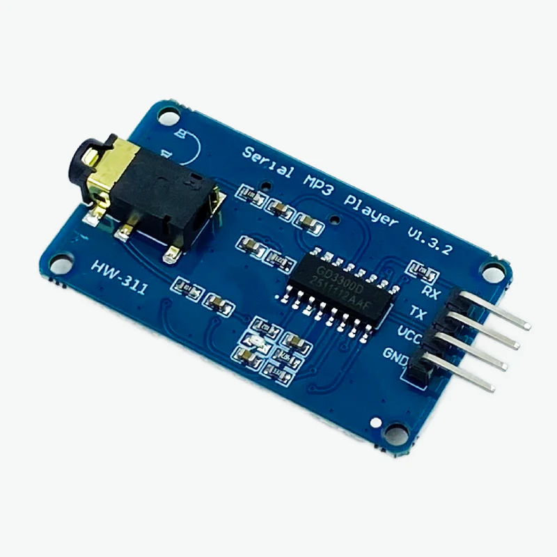 YX5300 MP3 Voice Player Serial Control Music Module with TF Card Slot
