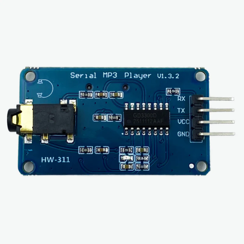 YX5300 MP3 Voice Player Serial Control Music Module with TF Card Slot - Image 2