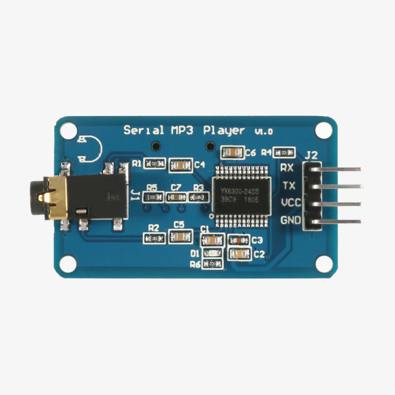 YX5300 MP3 Voice Player Serial Control Music Module with TF Card Slot - Image 5